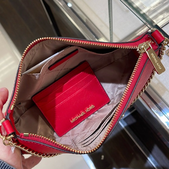 MICHAEL KORS 
JST Leather Crossbody XBody Shoulder Bag + Card Holder Boxed Set - Picture 13 of 16